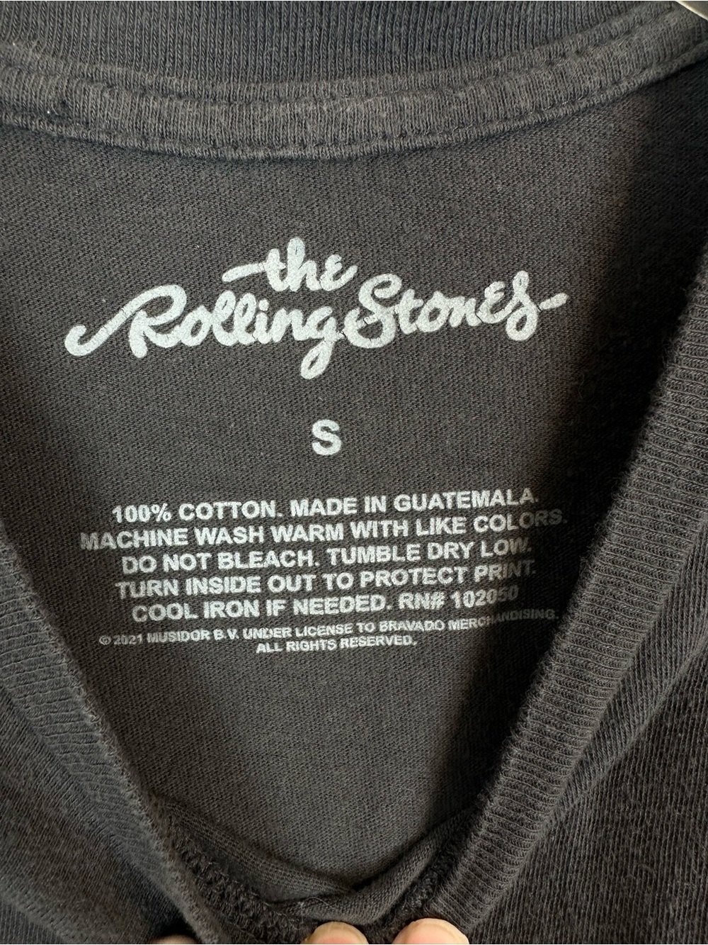 The Rolling Stones Band Graphic Edgy Cropped Tank Top Size S - Picture 5 of 7